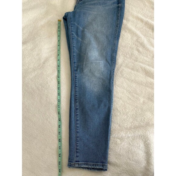 Madewell 10” high rise skinny crop jeans 29 faded and distressed - Picture 11 of 12